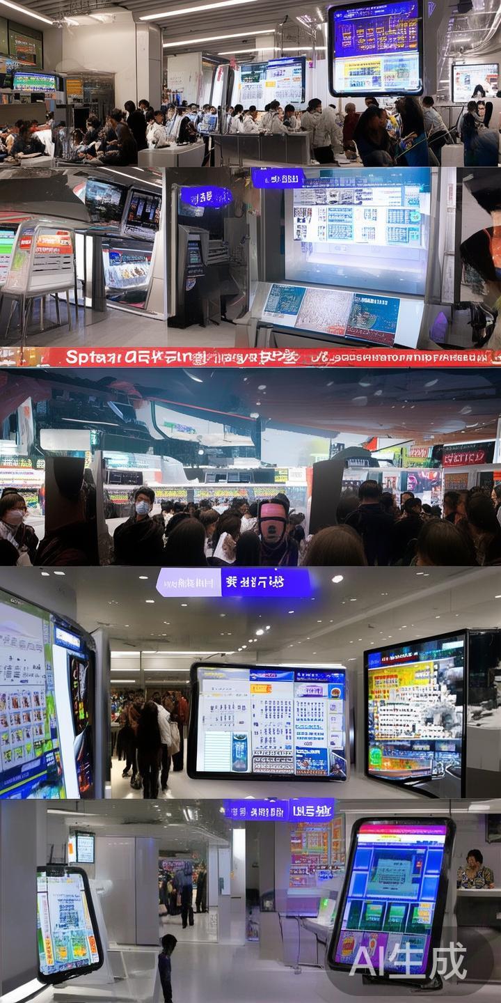 例如，某半岛地区的福利彩票中心通过引入智能终端设备